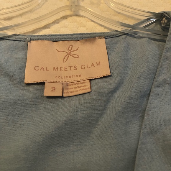 Gal Meets Glam Vanessa (Blue) Dress - Picture 4 of 5